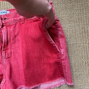 Frame Denim Shorts - MUST GO!!! Frame le Cutoff cropped shorts red Frame Denim Shorts - MUST GO!!! Frame le Cutoff cropped shorts red